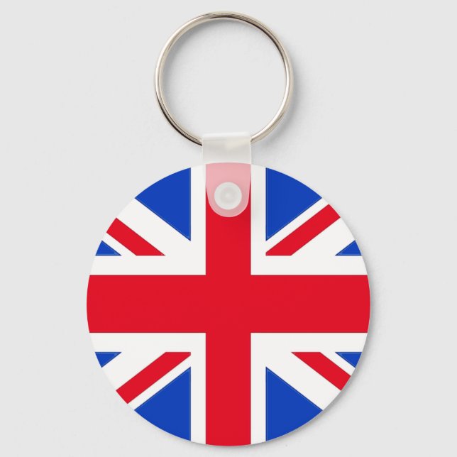 Flagga för Storbritannien Nyckelring (Framsida)