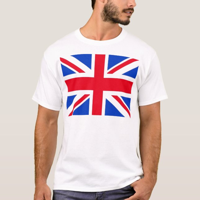 Flagga för Storbritannien T-shirt (Framsida)