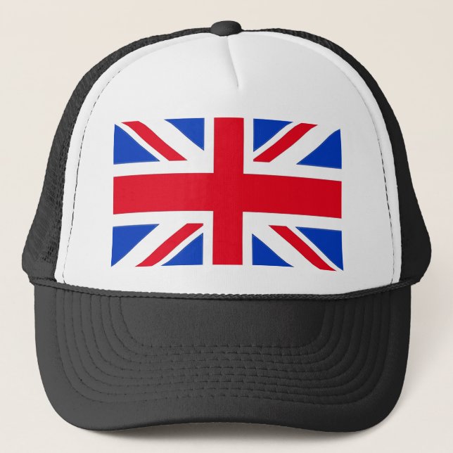 Flagga för Storbritannien Truckerkeps (Framsida)