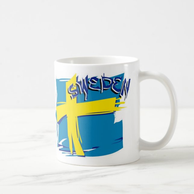 Flagga för svensk SFX Kaffemugg (Höger)