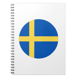 Flagga för sverige anteckningsbok