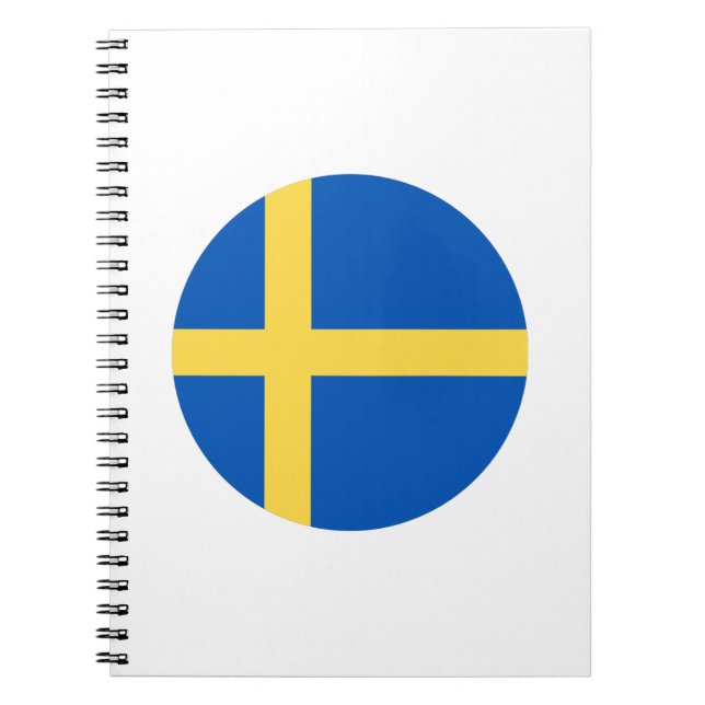 Flagga för sverige anteckningsbok (Framsidan)