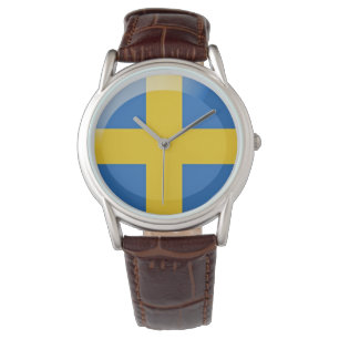 flagga för sverige armbandsur