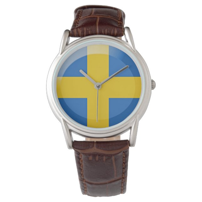 flagga för sverige armbandsur (Framsida)