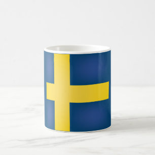 Flagga för Sverige av coola Kaffemugg