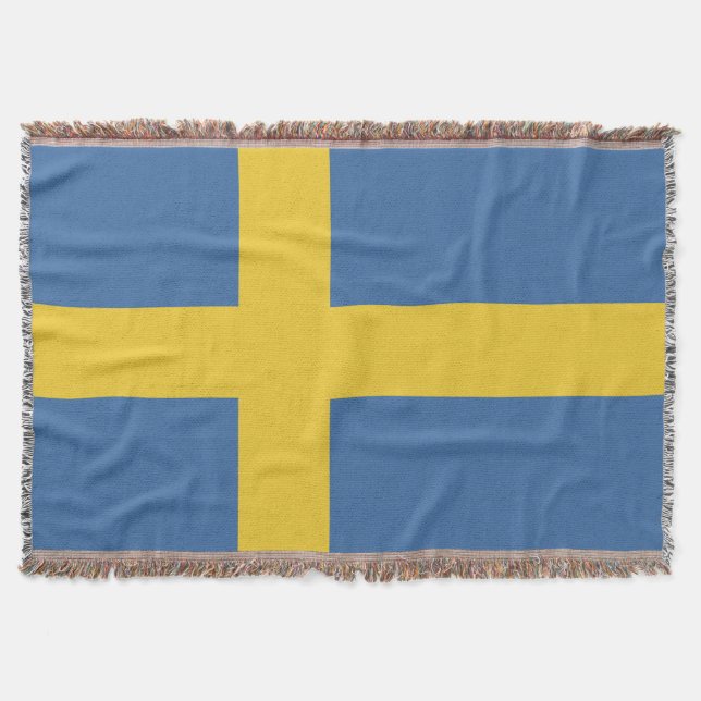flagga för sverige filt (Framsidan)