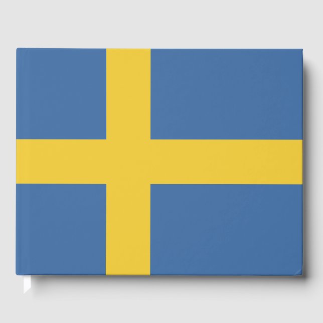 flagga för sverige gästböcker (Framsida)