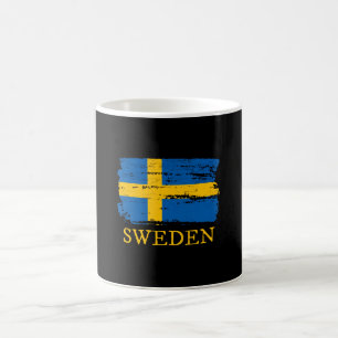 Flagga för sverige kaffemugg