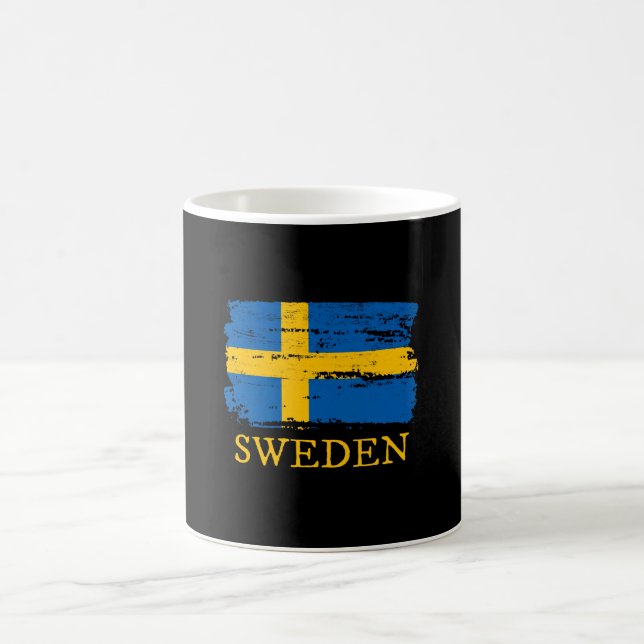 Flagga för sverige kaffemugg (Center)