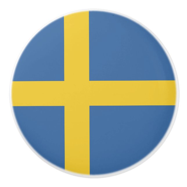 flagga för sverige knopp (Framsidan)