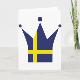 Flagga för sverige kort