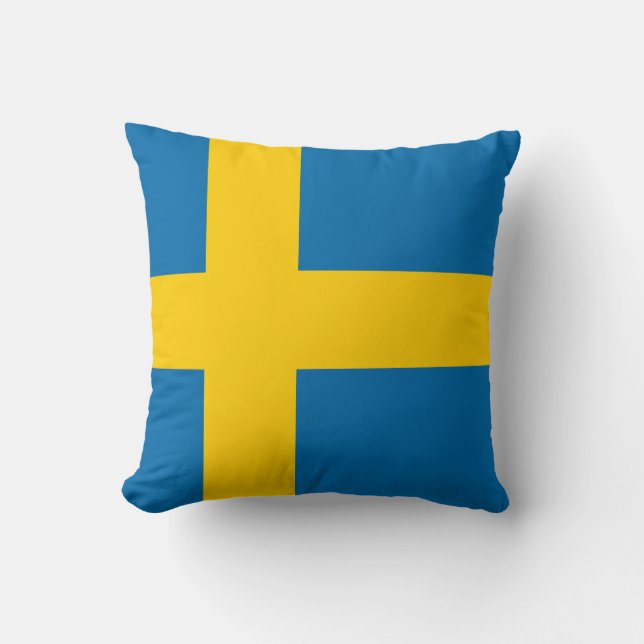 flagga för sverige kudde (Framsida)