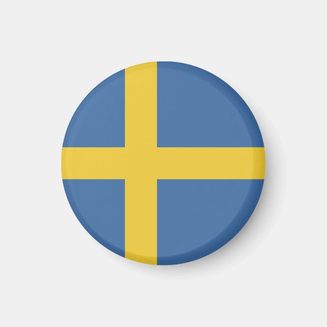 flagga för sverige magnet (Framsidan)