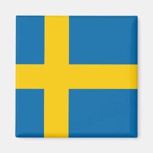 flagga för sverige magnet