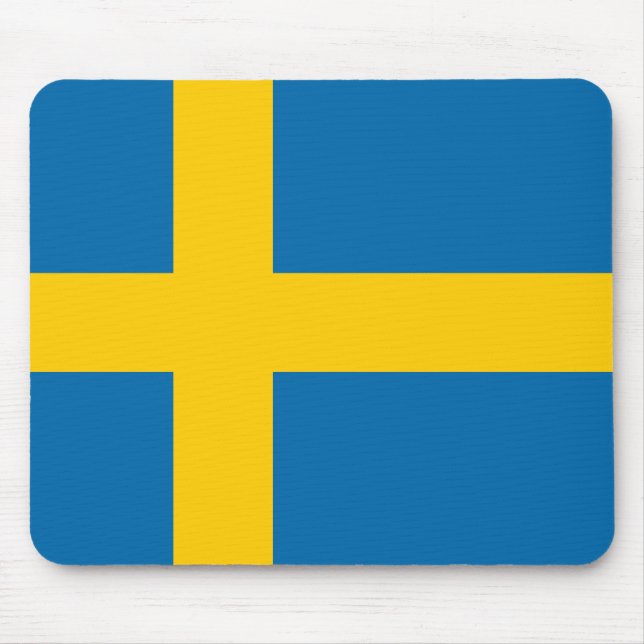 flagga för sverige musmatta (Framsidan)