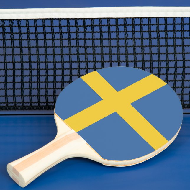 flagga för sverige pingisracket (Insitu)