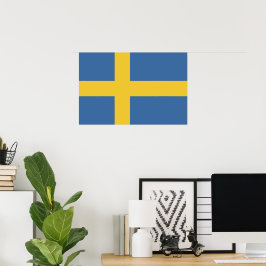 flagga för sverige poster