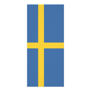 flagga för sverige reklamkort