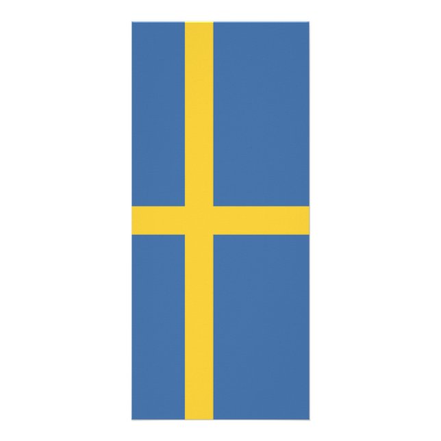 flagga för sverige reklamkort (Framsidan)