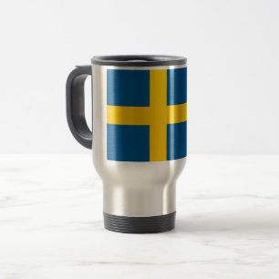 Flagga för sverige resemugg
