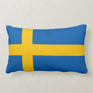 Flagga för Sverige sverigesvensk Lumbarkudde