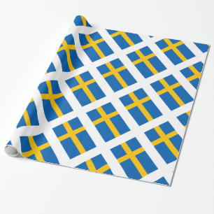 Flagga för Sverige sverigesvensk Presentpapper