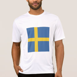 flagga för sverige t shirt