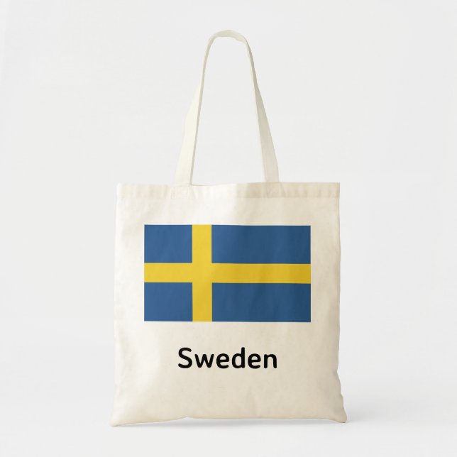 Flagga för sverige tygkasse (Framsidan)