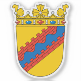 Flagga för Sveriges Ingria dominion, Sverige Klistermärken