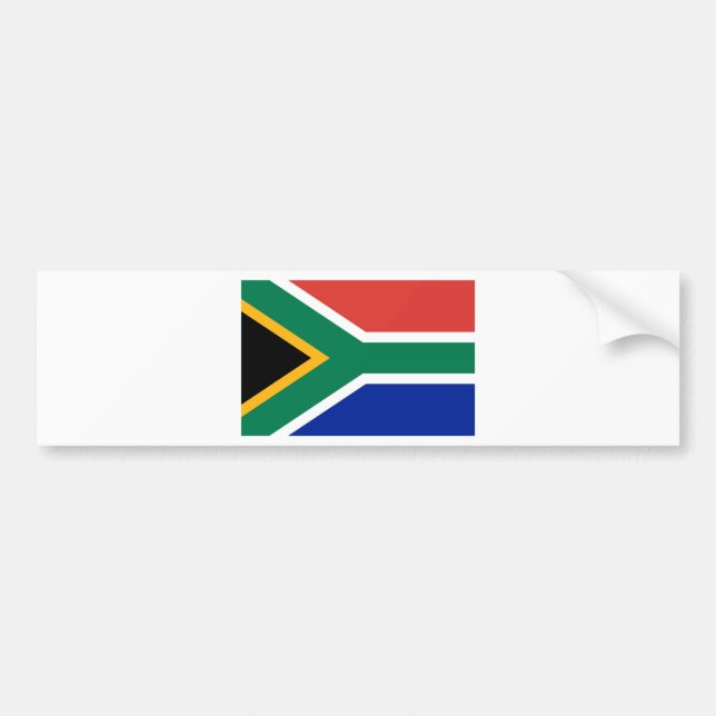 Flagga för Sydafrika Bildekal (Framsidan)