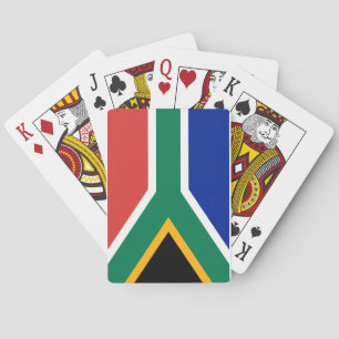 Flagga för Sydafrika medborgarevärld Kortlek