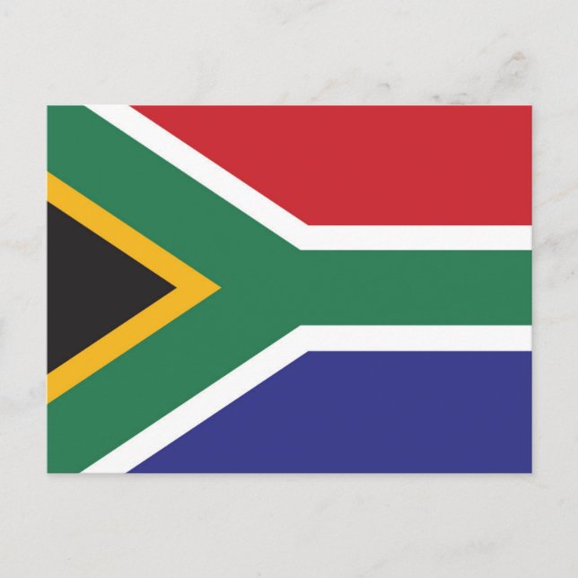Flagga för Sydafrika Vykort (Framsida)
