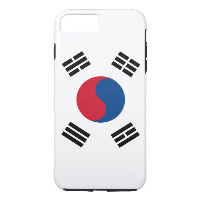 Flagga för Sydkorea Case-Mate iPhone Skal (Baksida)