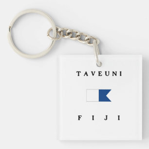 Flagga för Taveuni fijiansk alfabetiskdyk