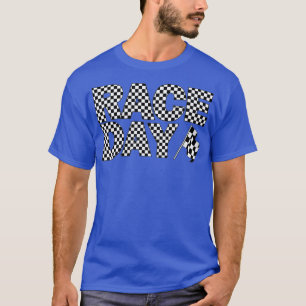 Flagga för Tävla i Tävling-dagskontrollerad bre T Shirt