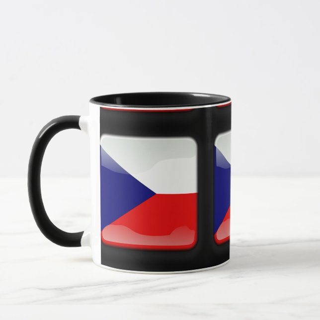 Flagga för Tjeckien Mugg (Vänster)