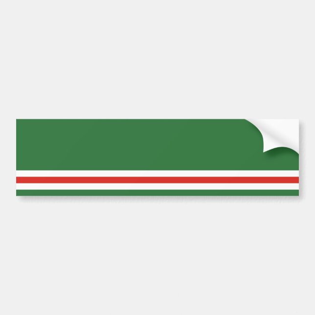Flagga för Tjetjenien Ichkeria Bildekal (Framsidan)