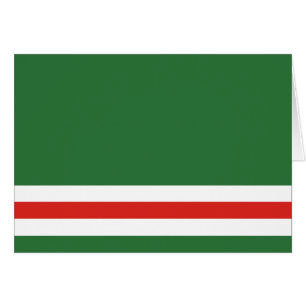 Flagga för Tjetjenien-Ichkerien Hälsningskort