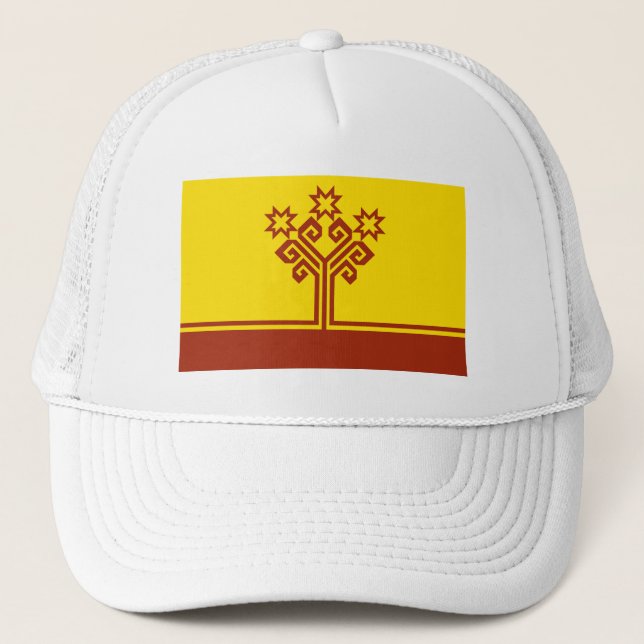 Flagga för Tjuvasjien Keps (Framsida)