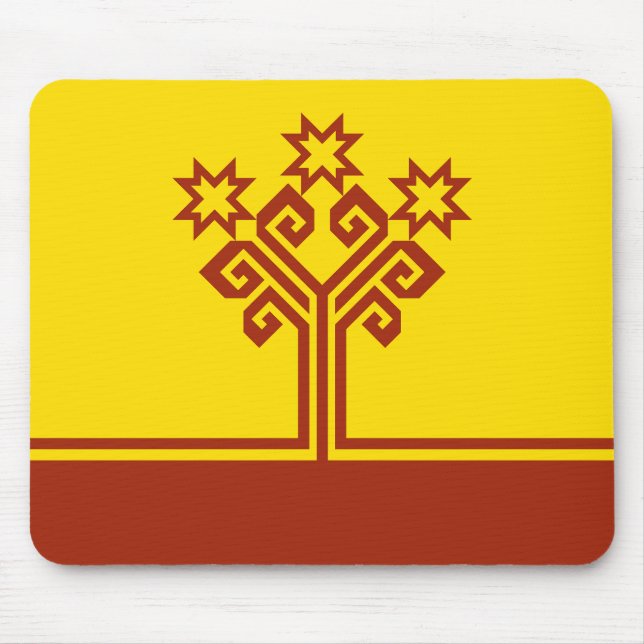Flagga för Tjuvasjien Musmatta (Framsidan)