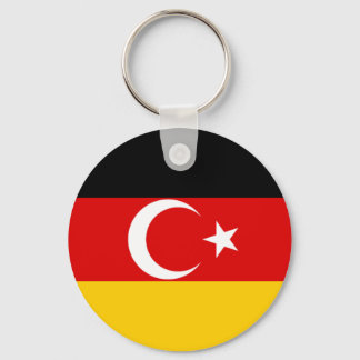 Flagga för turkiska gemenskapen i Tyskland Nyckelring
