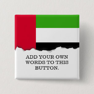 Flagga för UAE United Arab Emirates Knapp