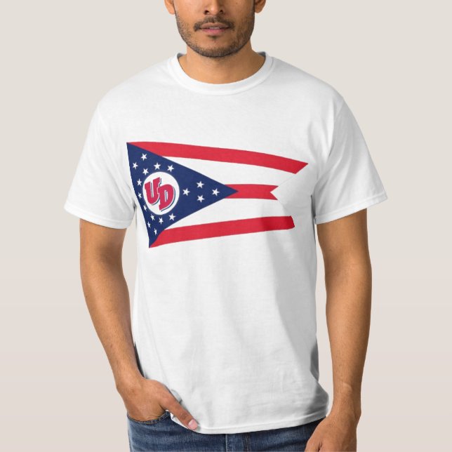 FLAGGA FÖR UD OHIO T SHIRT (Framsida)
