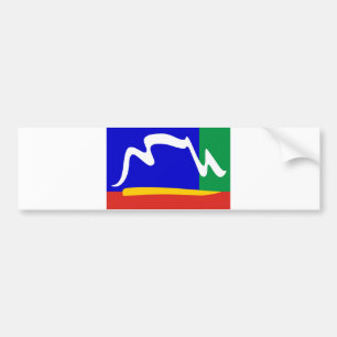flagga för uddtownstad bildekal