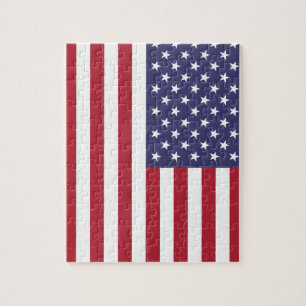 Flagga för United States medborgarevärld Pussel