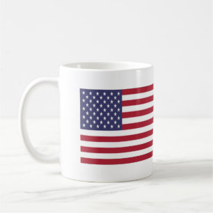 Flagga för US Kanada Kaffemugg