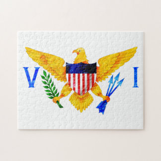 FLAGGA FÖR US VIRGIN ISLANDS PUSSEL