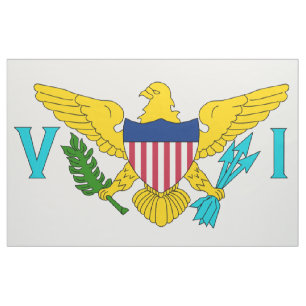Flagga för US Virgin Islands Tyg