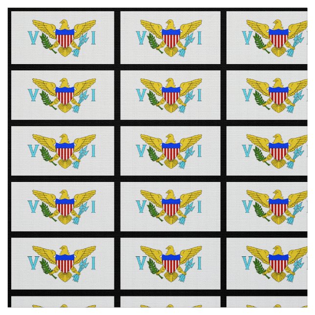 Flagga för US Virgin Islands Tyg (Provkarta)