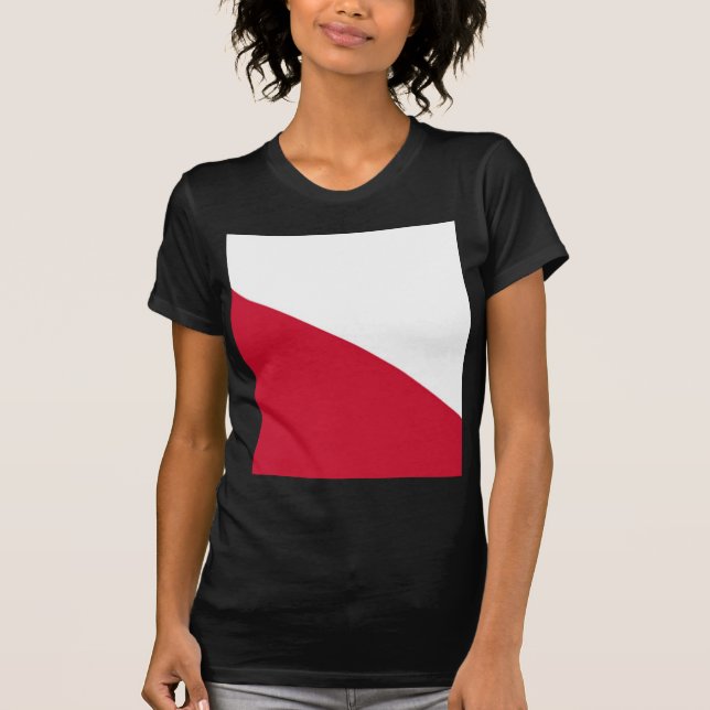Flagga för Utrecht (stad) Tee Shirt (Framsida)